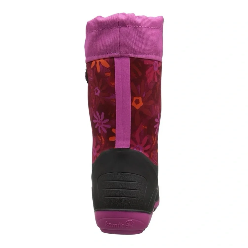 Kamik Stormin 2 Pentaswirl Snow Boots in Magenta. Girls size 4.